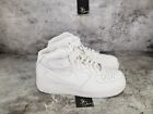 *NEW* Men Size 10 Nike Air Force 1 Mid '07 Leather Triple White  (CW2289 111)