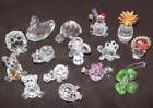 Lot 15 Crystal Miniature Animal Figurines IRIS ARC Teapot Owl SWAROVSKI Piglet