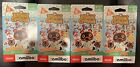 Nintendo Amiibo Animal Crossing Series 5, lot of 4, 6 Cards Per Pack Brand NEW!