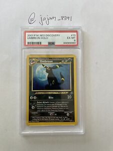 Umbreon 13/75 Neo Discovery HOLO RARE Pokemon Card PSA 6 EX-MT