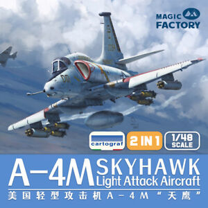 MAGIC FACTORY 5002 1/48 A-4M SKYHAWK Light Attack Aircraft Plastic Model