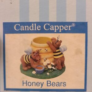 Old Virginia Candle Co. Capper S' Topper Honey Bears Bees Candle Cap Top