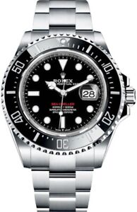 Rolex Sea-Dweller Black Dial 43mm Stainless Steel Men's Dive Watch 126600-0001
