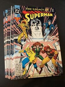 The Legacy of Superman #1 lot of x11 DC Comics