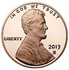 2013-S Lincoln Shield Proof Cent Red Ultra Cameo US Penny Free S&H W/Tracking