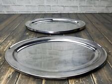 Vollrath 47238 Oval Stainless Steel Serving Tray Platter 18