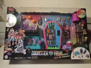 Monster High Student Lounge Playset - Doll House Furniture & Themed Accessories