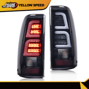 LED TUBE Tail Lights Fit For 99-2006 Chevy Silverado GMC Sierra Rear Brake Lamps (For: 2000 Chevrolet Silverado 1500)