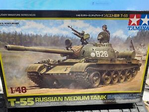 T-55 Russian Medium Tank 1/48 Scale By Tamiya MISB