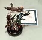 VINTAGE 1993 KITTY CANTRELL “OLD MEN OF THE SEA” OTTERS USA BRONZE LE SCULPTURE