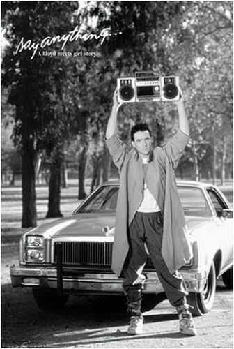 SAY ANYTHING - John Cusack - IN YOUR EYES MOVIE POSTER