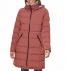 ANDREW MARC WOMEN'S HOODED QUILTED PUFFER COAT JACKET(PINK , LARGE)NWOT