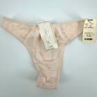 Vintage NEW Rene Rofe baby pink thong panties