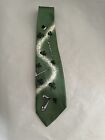 Men's Necktie silk tie Cutter x Cravat tie Shamrock design