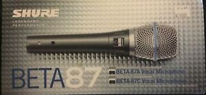 Shure BETA87A Supercardioid Condenser Vocal Microphone