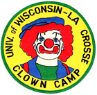 MINT Clown Camp University of Wisconsin-La Crosse Patch 4-1/2