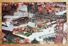 Roadside America Mini Village Sharlesville PA Postcard 1970s Grist & Saw Mill
