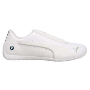 Puma Bmw Motorsport Neo Cat Lace Up  Mens White Sneakers Casual Shoes 307018-02