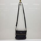 Kate Spade Black Leather Crossbody Zip Bag 9in x 2in x 8in, Used