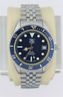 Tag Heuer 980.613 Blue 1000 Professional Mens Watch Sport Silver Jubilee Dive 8
