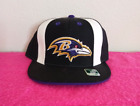 NFL  BALTIMORE RAVENS  On Baseball Style Hat Cap Fitted Size 7 5/8 REEBOK New
