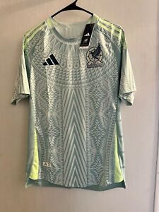 Adidas Mexico 2024 Away Soccer Jersey Player Edition Sizes XL-2XL