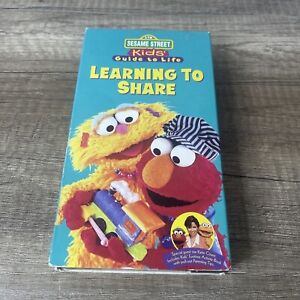 VTG Sesame Street - Kids Guide to Life: Learning to Share VHS 1996 Elmo