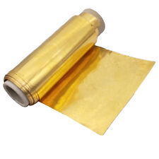 US Stock 0.02mm x 100mm x 1000mm H62 Brass Metal Thin Sheet Foil Plate Roll