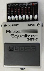 Boss GEB-7 7 Band Electric Bass Equalizer EQ Pedal