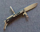 RARE- COUNTY COMM BOKER EDC SLIP JOINT KNIFE, BLACK G10 SCALES. LIMITED 1000 pc