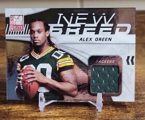 2011 Donruss Elite New Breed Jerseys Alex Green Patch SP /299 Packers RC Relic