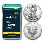 2021 **TYPE-2** 1 OZ. SILVER EAGLE COIN FROM U.S. MINT TUBE ****FIRST STRIKE****