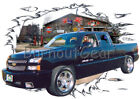 2006 Black Chevy Pickup Truck Custom Hot Rod Garage T-Shirt 06 Muscle Car Tees