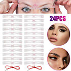 24PCS Eyebrow Stencils Shaper Grooming Kit Shaping Template Makeup Tool Reusable