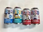 Soda lot/ Daniel Larusso, Garfield, Bugs bunny and Johnny Lawrence/ 2 sealed!!