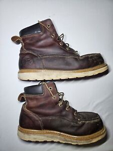 Irish Setter Men's Ashby 83606 Brown Leather Ankle Work Boots - Size 12