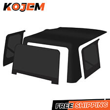Kojem For 97-06 Jeep Wrangler TJ Soft top Sailcloth Replacement w/Tinted Windows (For: 1999 Jeep Wrangler)
