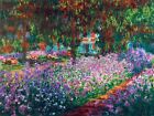 Monet's garden in Giverny by Claude Monet art painting print