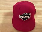 Vintage Red Brooklyn Cyclones Fitted New Era Cap Hat Size 7 1/4