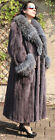 Mink Coat fur Coat Mink Seefuchs Coat Design Fur Fashion Blue Gray Purple