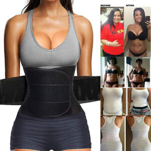 Waist Trainer Trimmer Weight Loss Women Men Sweat Thermo Wrap Body Shaper Belt