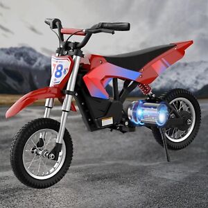 New ListingElectric Dirt Bike, Electric Motorcycle for Kids Ages 3-10- Up to 15.5MPH & 13.7