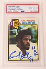 Earl Campbell OILERS HOF Signed Autograph 1979 Topps Rookie Card 390 PSA 10 Auto