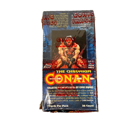 1993 COMIC IMAGES CONAN THE CHROMIUM COLLECTIONTRADING CARDS BOX 36 PACK SEALED