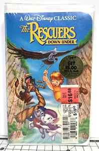 New ListingThe Rescuers Down Under (VHS, 1991) #1142 Disney Black Diamond Ava Gabor Sealed
