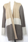 Charter Club Luxury 100% Cashmere Brown Open-Front Long Cardigan Sweater XL