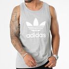 Adidas Originals Adicolor Trefoil Men's Tank Top Casual Shirt Gray #082