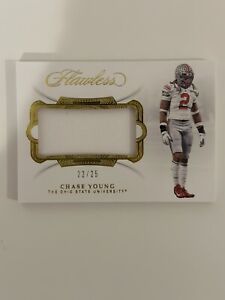 2020 Panini Flawless Ohio State Chase Young Patch #2 22/25