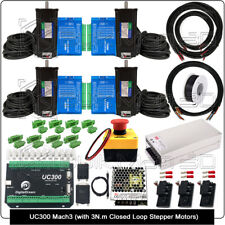 3NM Closed Loop Stepper Motors+HBS57 Motor Drive+Mach3 UC300 Controller CNC Kit