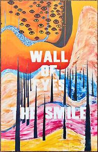 THE SMILE Wall of Eyes 2024 Ltd Ed New RARE Poster! RADIOHEAD THOM YORKE